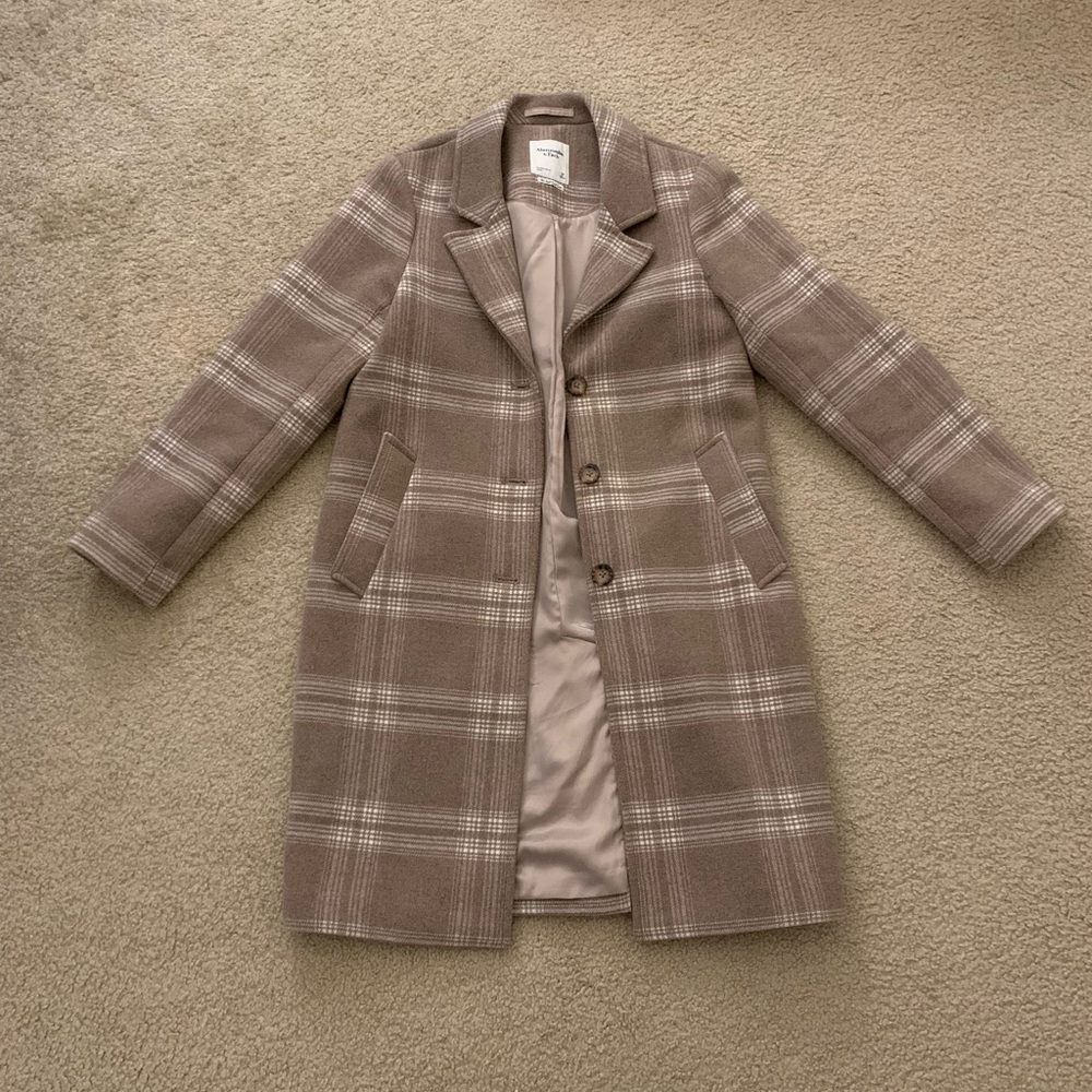 Abercrombie & Fitch Dad Coat — Small Petite